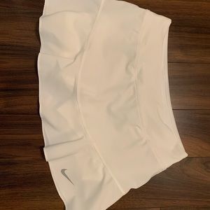 Nike white w/ gray swoosh  skirt/ great condition